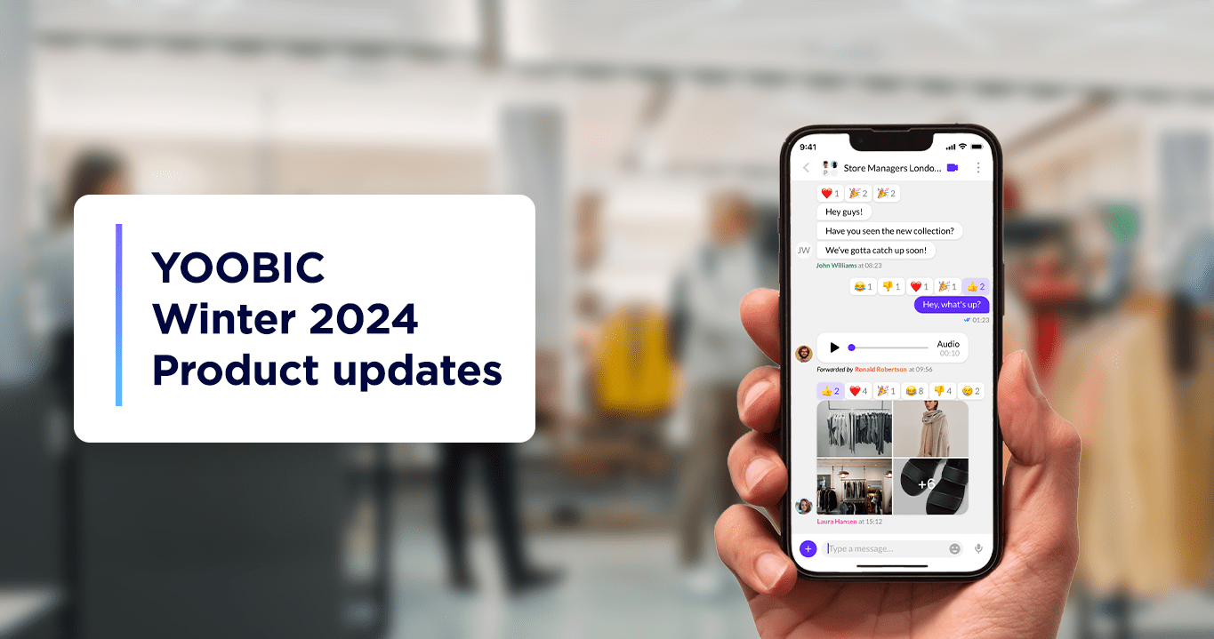 YOOBIC Winter 2024 product updates: AI innovations, learning paths and flexible collaboration