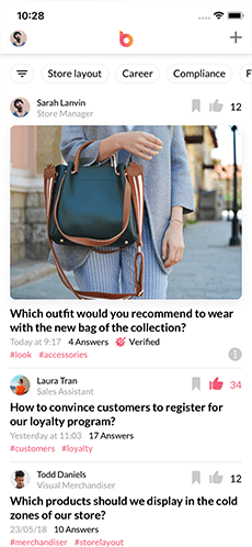 YOOBIC Boost Social Learning