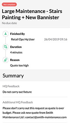 Manage Request Statuses