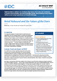 [Whitepaper] IDC - Retail Rebound and the Future of the Store