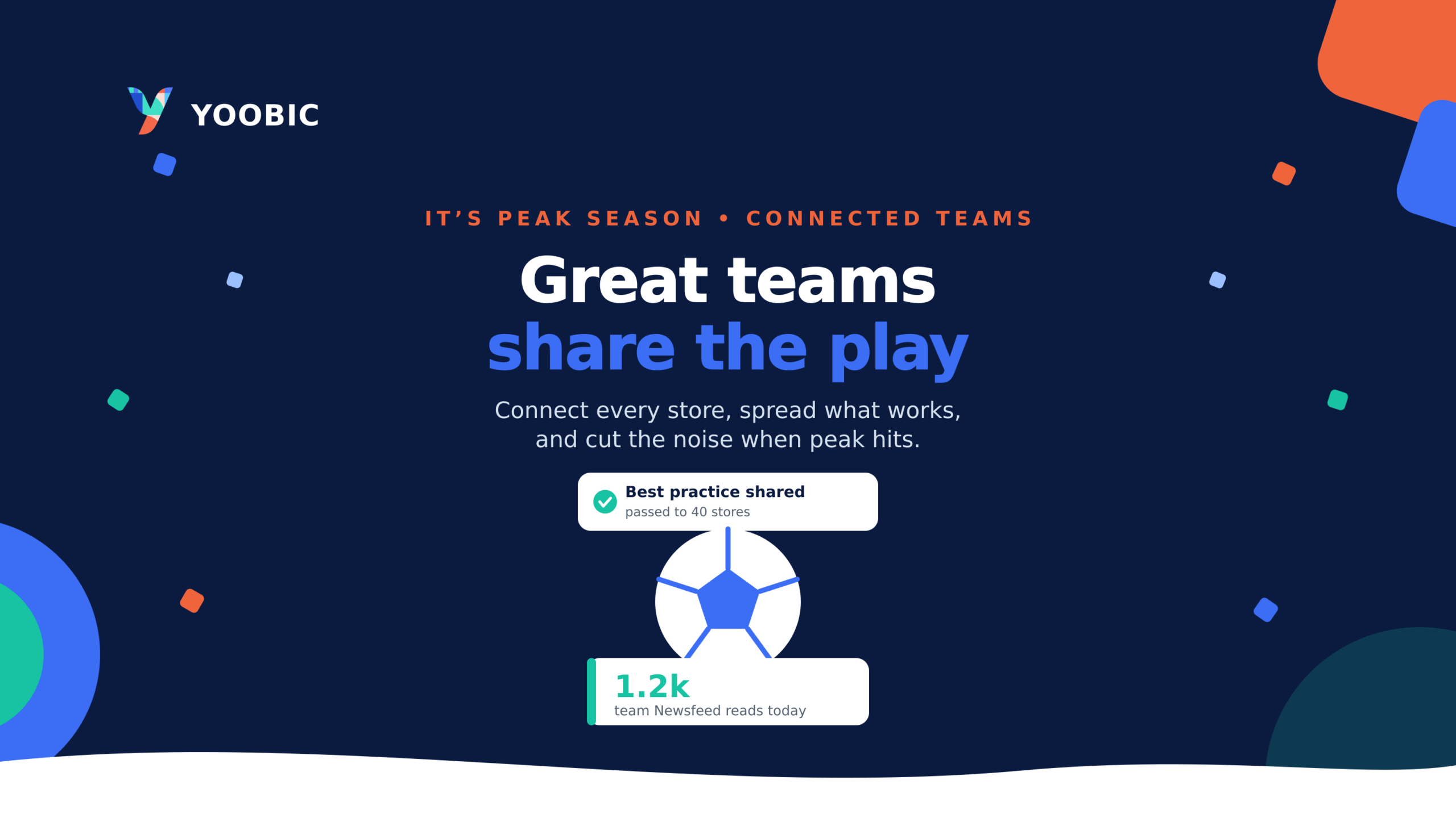 How to connect store teams and share knowledge in peak season