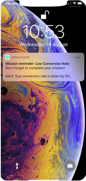 AI sales notification