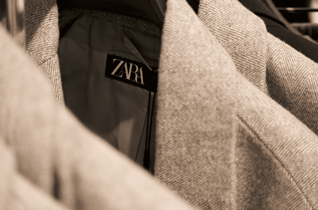 Zara brand tag