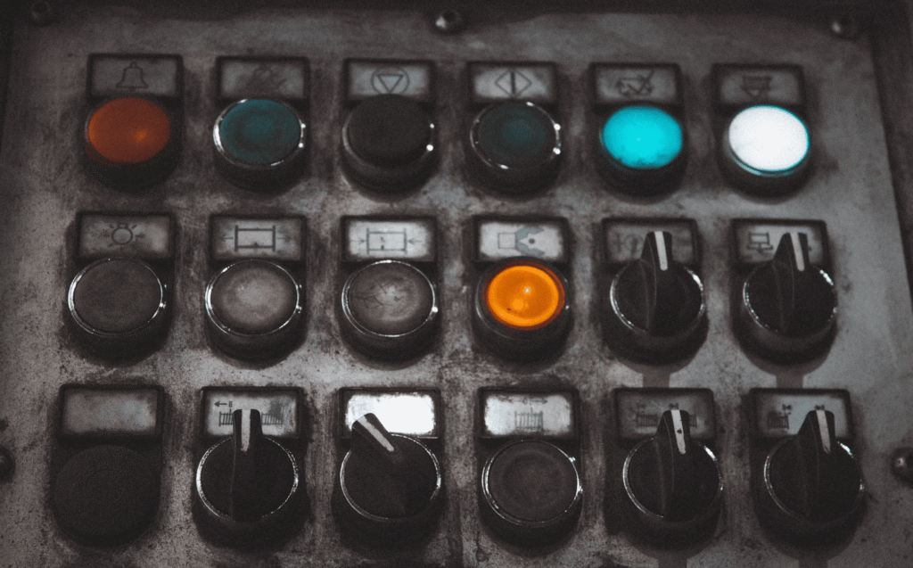 Complicated control panel 