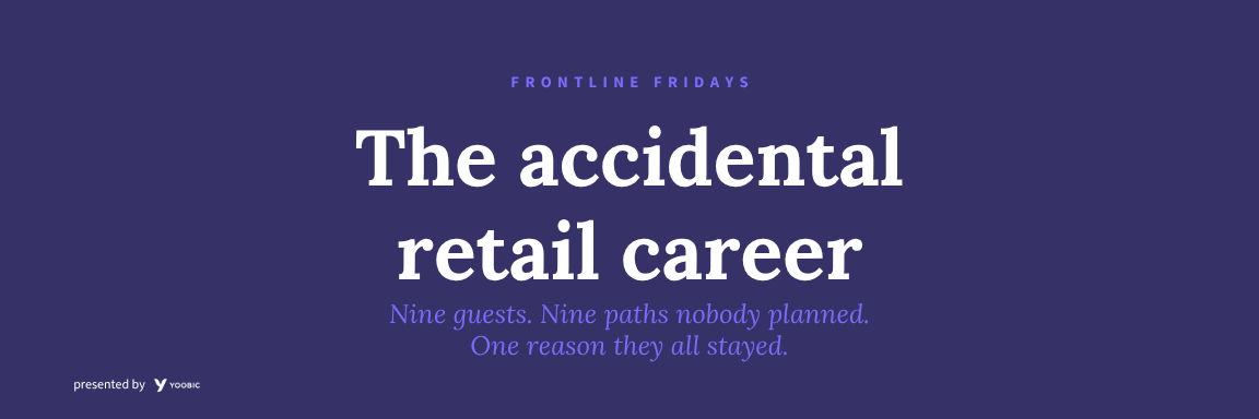 Accidental retail career blog heading