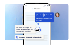 How can an AI assistant help store managers coach their teams?