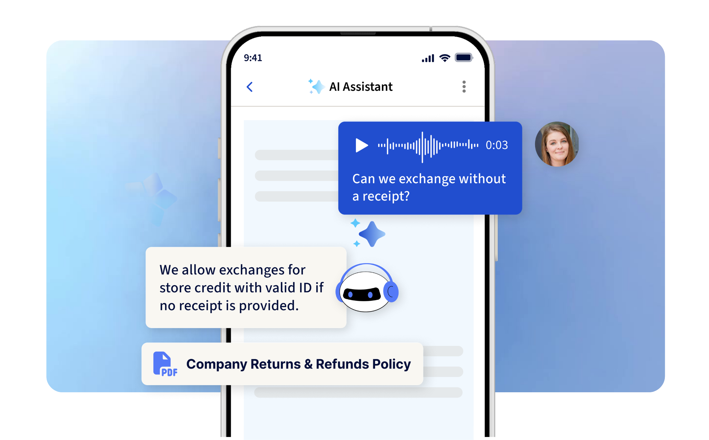 How can an AI assistant help store managers coach their teams?