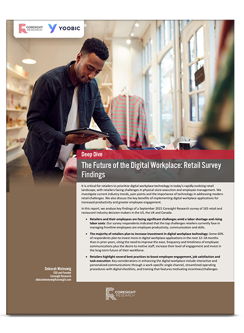 The Digital Workplace: Retail Survey Findings by Coresight Research