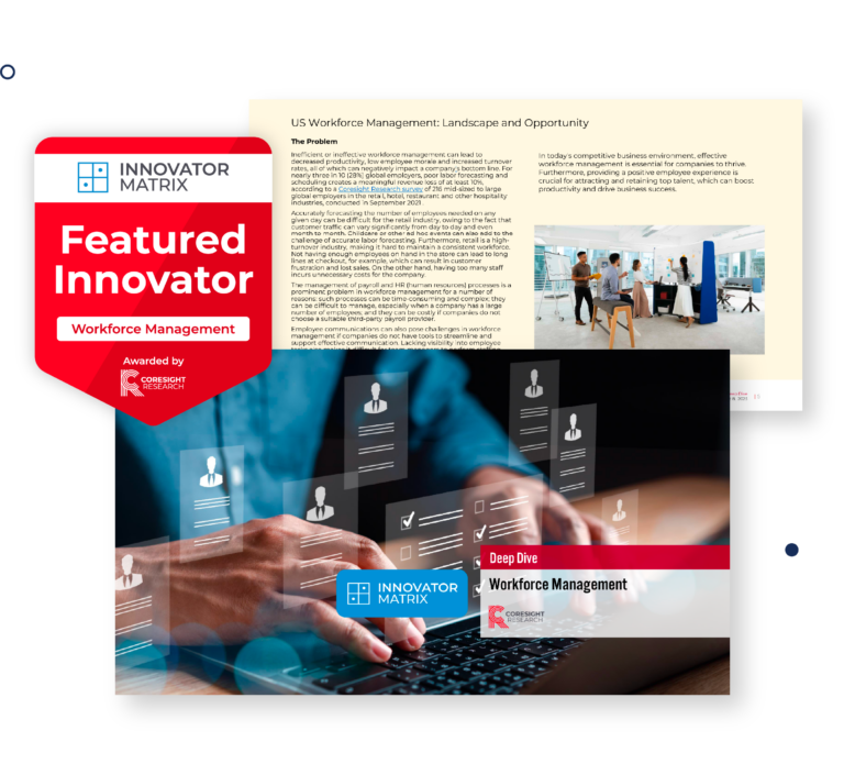 Coresight Research: 2023 Innovator Matrix for Retail Workforce Management