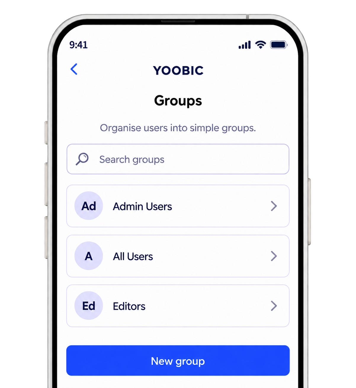 Manage access, permissions, and experiences across complex organizational structures.