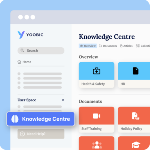 Documents, articles, and collections organized together in an AI knowledge base